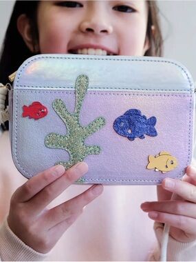 Mimi & Lula Iridescent Fish Tank Purse